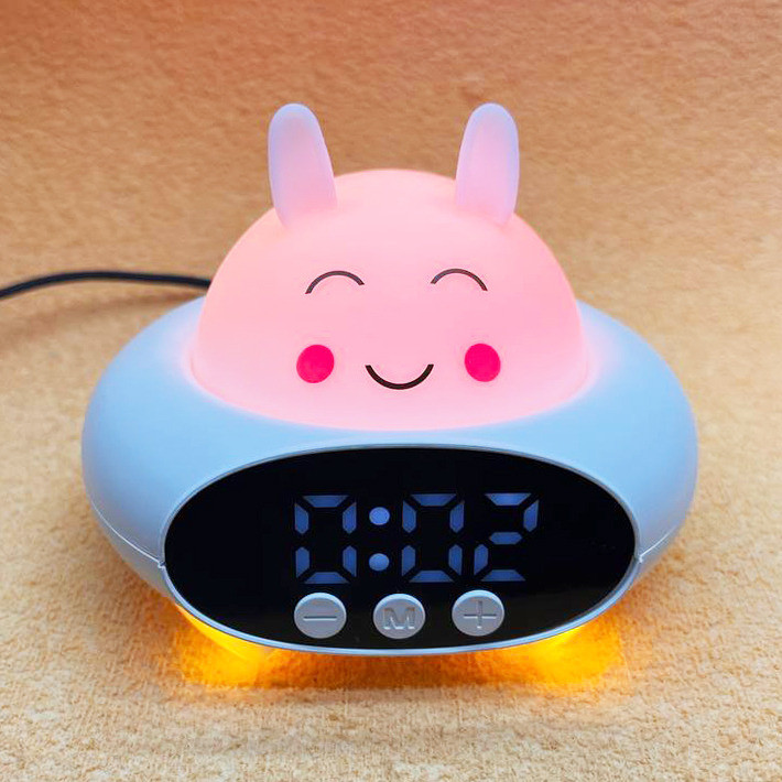 ساعت ديجيتال مدل چراغ خواب اسپيکردار کد TS-005 Rabbit