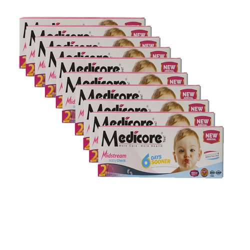 تست بارداری مدیکور مدل خودکاری کد 99.9% مجموعه 10عددی