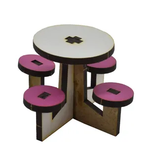 ماکت دکوری طرح میز گرد پارک