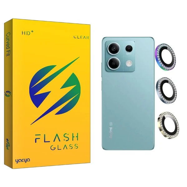 محافظ لنز گوشی یاکیا مدل Yca Ringi negin مناسب برای گوشی موبایل شیائومی Redmi note 13 5G