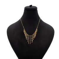 گردنبند طلا 18 عیار زنانه با زنجیر پولکی ناریا مدل سوپر استار BA-28