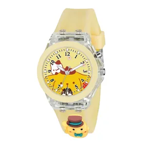 ساعت مچی عقربه‌ای کوارتز بچگانه مدل چراغدار کد 3