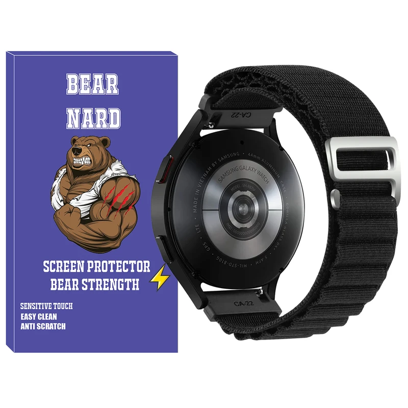 بند برنارد مدل Alpine-BR مناسب برای ساعت هوشمند سامسونگ Galaxy Watch 42mm / Watch Active 40mm / Watch Active 2 40mm / Watch Active 2 44mm / Watch 3 41mm