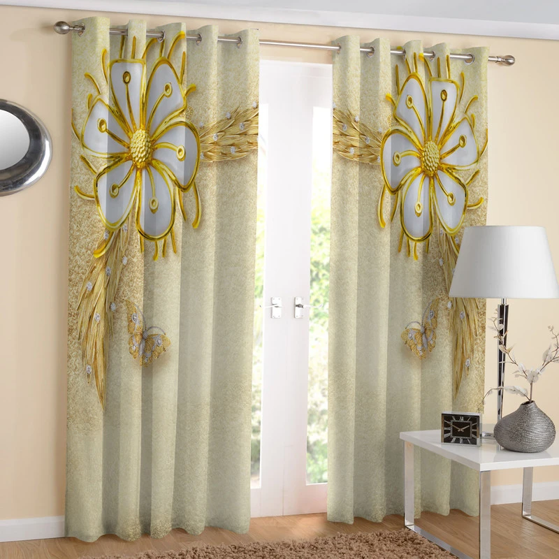 پرده مدل هازان پانچی کد m 2147D سایز 280x140 سانتی متر