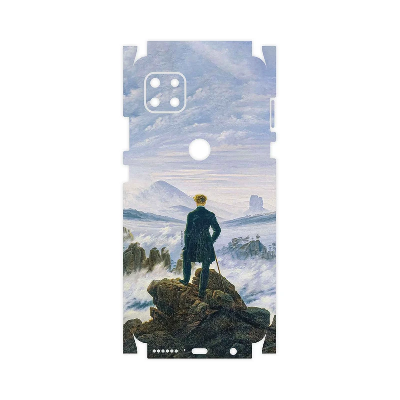 برچسب پوششی ماهوت مدل Wanderer above the Sea of Fog-FullSkin مناسب برای گوشی موبایل موتورولا MOTO G 5G