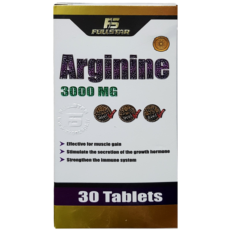 قرص آرژنین فول استار-1000 میلی گرم بسته 30 عددی