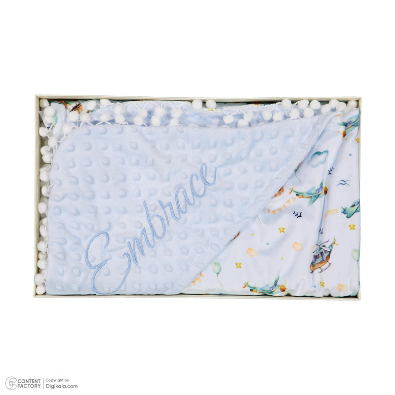 پتو کودک مدل دورپیج سایز 75×75 سانتی متر
