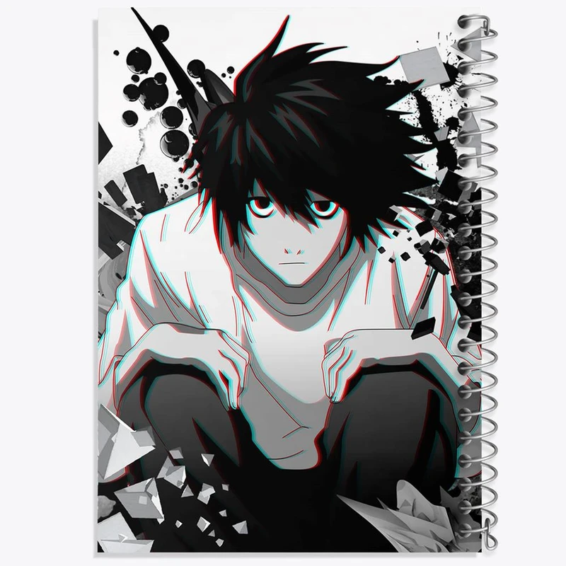 دفتر نت موسیقی 50 برگ خندالو مدل ال لاولیت انیمه دفترچه مرگ Death Note کد 11309