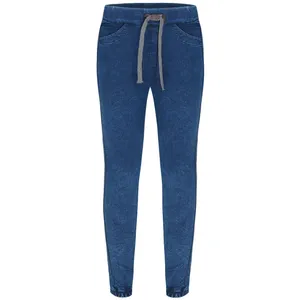 شلوار زنانه مدل گت دار کد 504 رنگ سرمه ای