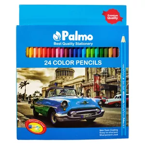 مداد رنگی 24 رنگ پالمو مدل bright