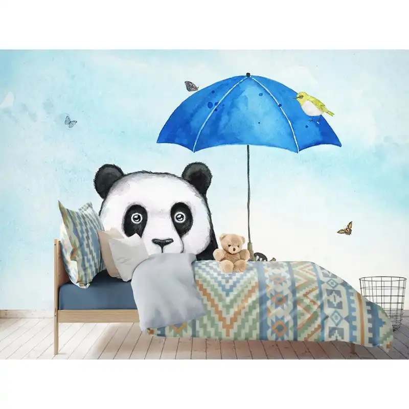 پوستر دیواری سه بعدی اتاق کودک مدل خرس کد KA071