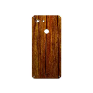 MAHOOT Orange-Wood Cover Sticker for Google Pixel 3