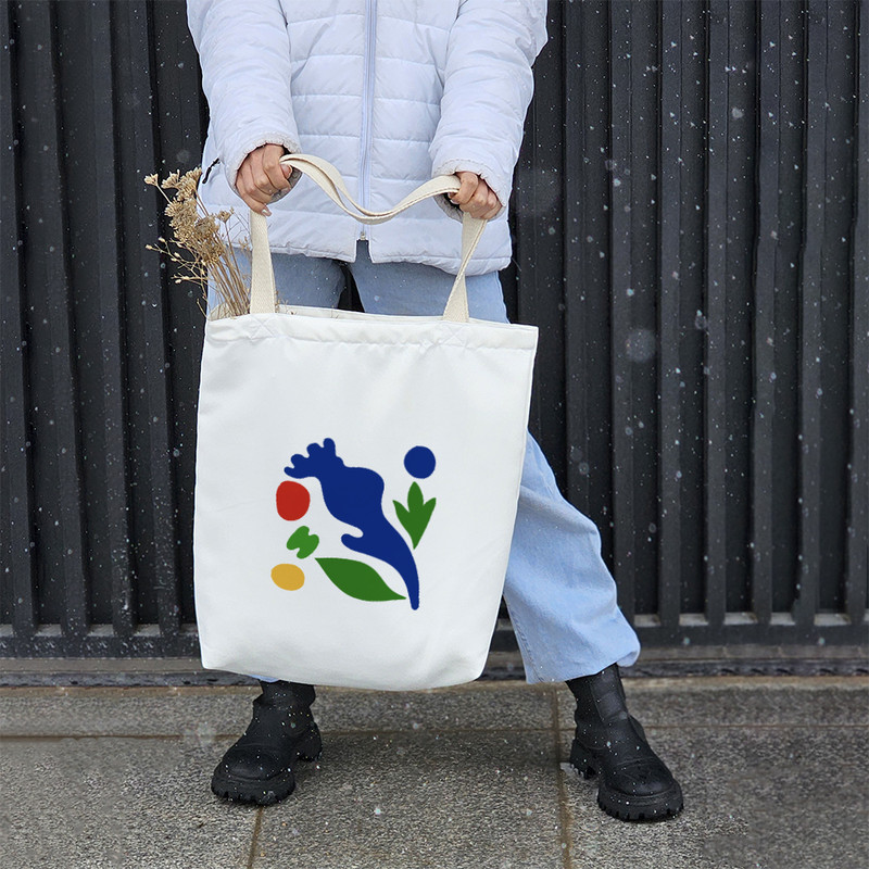 ساک خرید خندالو مدل گل کد 8024