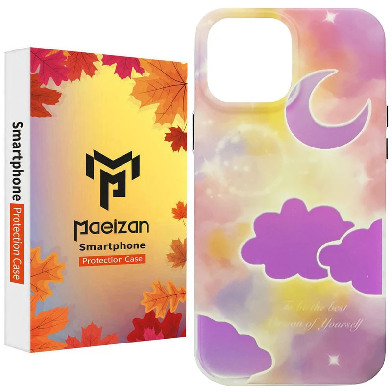 کاور پاییزان مدل Sky Moon طرح لاکچری مناسب برای گوشی موبایل اپل IPhone 13 Pro Max