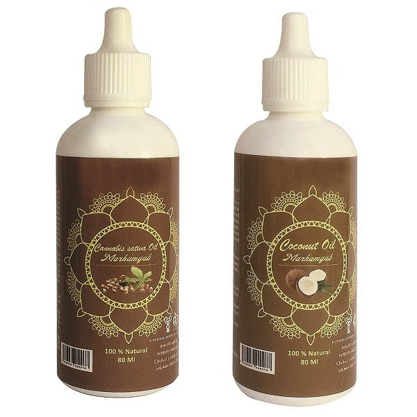 روغن تقویت کننده مو، مژه و ابرو مرهم یاب مدل نارگیل و شاهدانه حجم 80 میلی لیتر مجموعه 2 عددی روغن تقویت کننده مو، مژه و ابرو مرهم یاب مدل نارگیل و شاهدانه حجم 80 میلی لیتر مجموعه 2 عددی