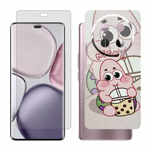 Glass Together model transparent screen protector suitable for Honor X9c mobile phone with back cover sticker