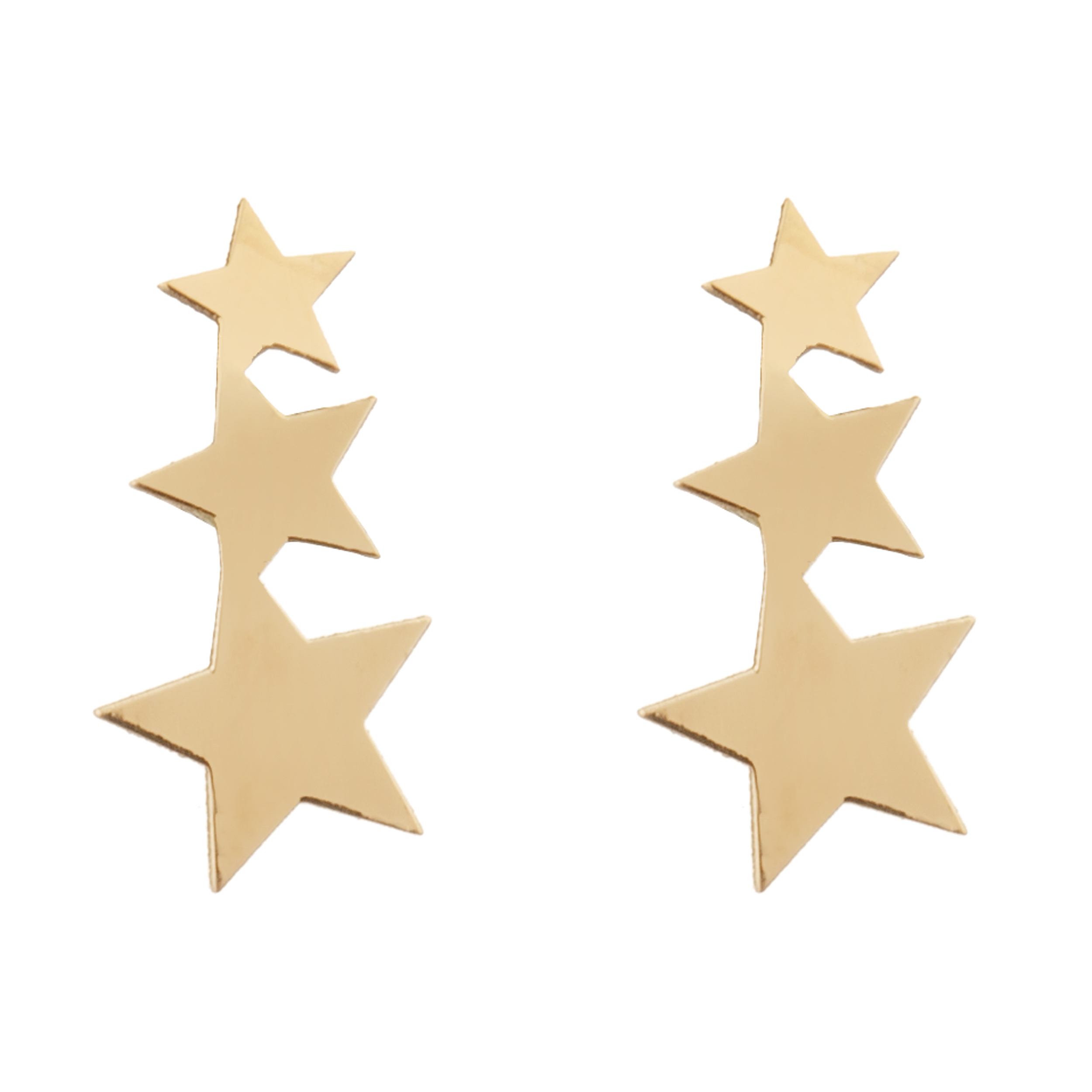 گوشواره طلا 18 عیار زنانه نیوانی مدل EA073