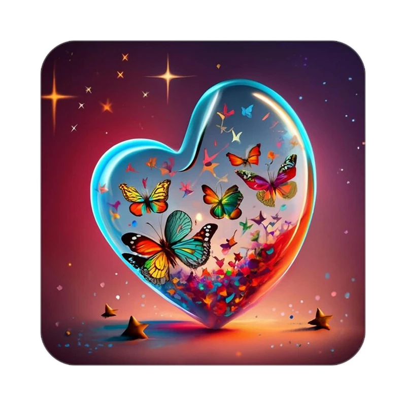 زیر لیوانی کاکتی مدل عاشقانه کد mp13058