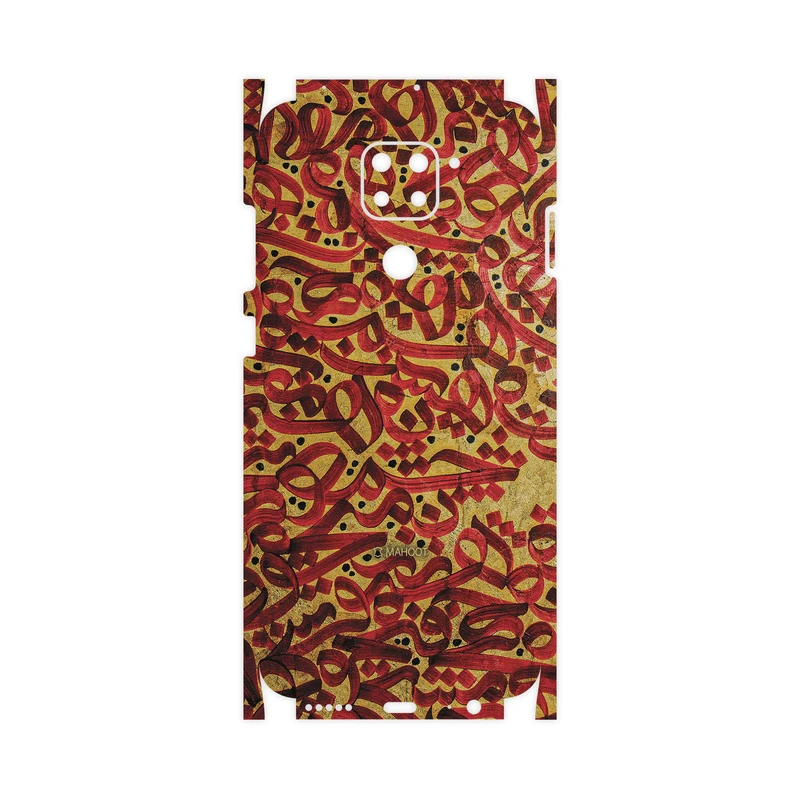 برچسب پوششی ماهوت مدل Nastaliq-6-FullSkin مناسب برای گوشی موبایل شیائومی Redmi Note 9