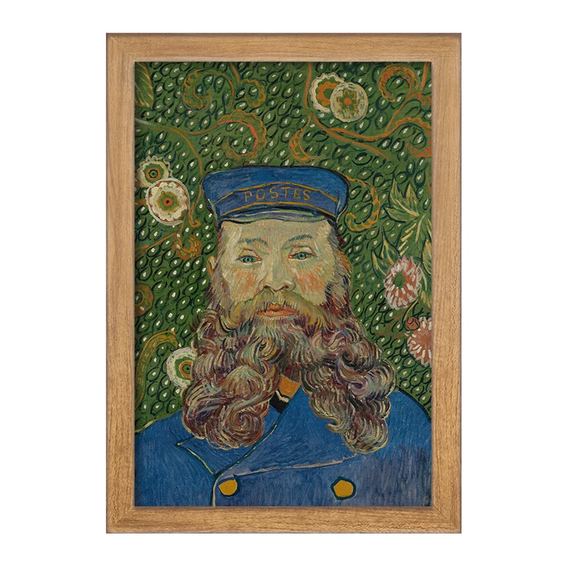 تابلو خندالو مدل پرتره جوزف رولین ونسان ونگوگ (Van Gogh) کد 36812
