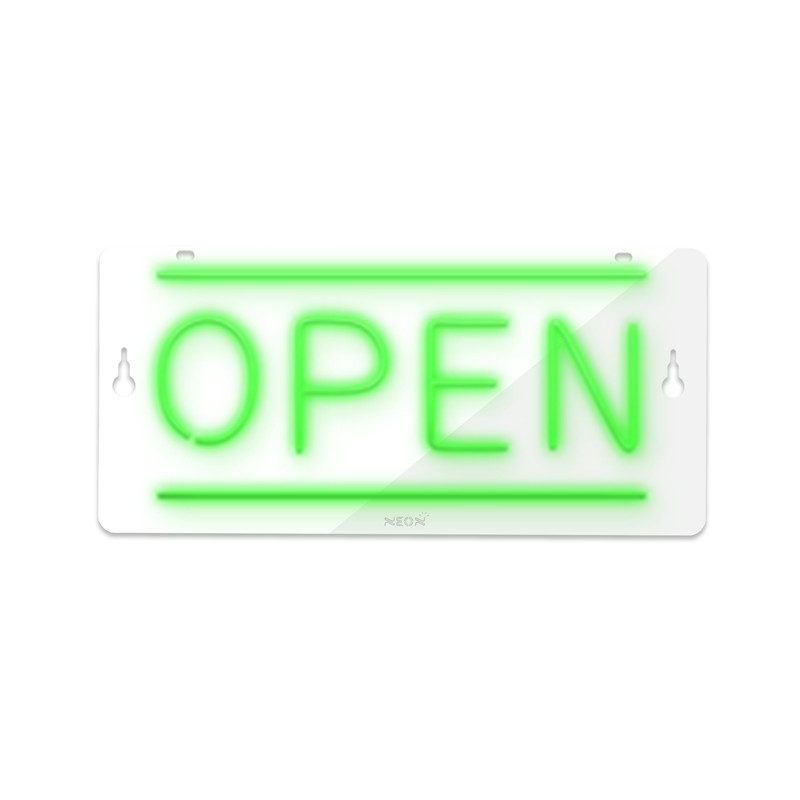 چراغ دیواری نئون دیزاین طرح Open_GR