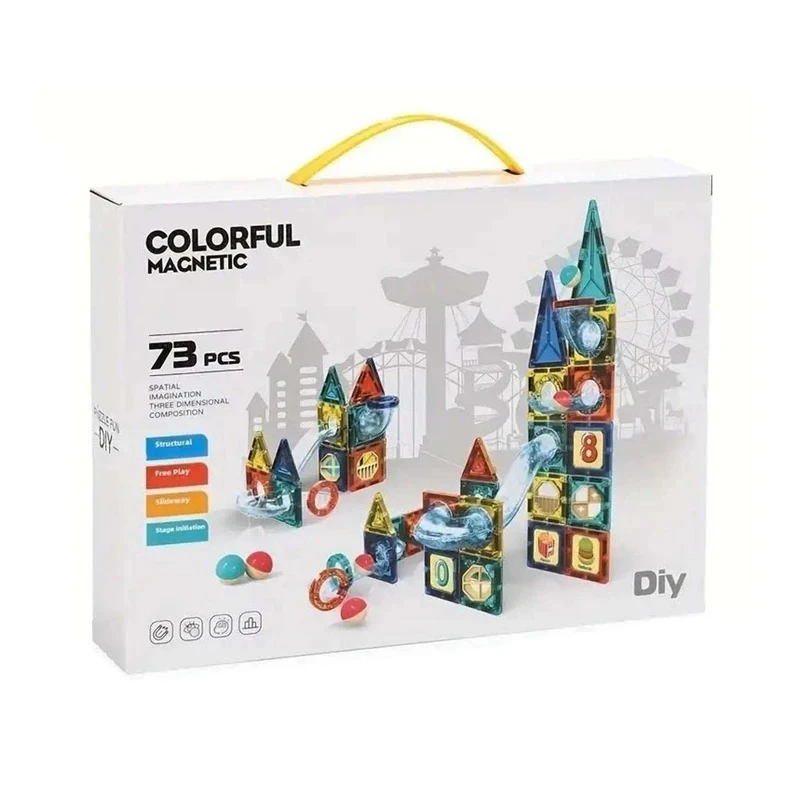 ساختنی 73 تکه مدل تایل مغناطیسی کد 737