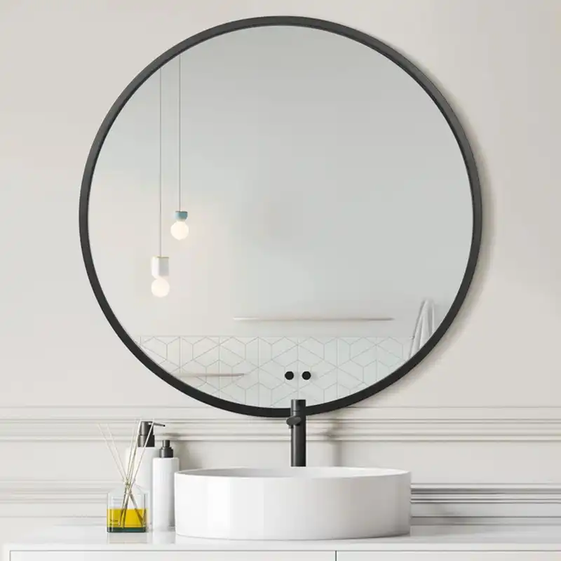 آینه مدل گرد فلزی طرح ظریف کد F-60