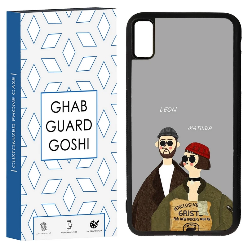 کاور قاب گارد گوشی طرح لئون و ماتیلدا کد TPU-095 مناسب برای گوشی موبایل اپل Iphone XS MAX/ Iphone X MAX