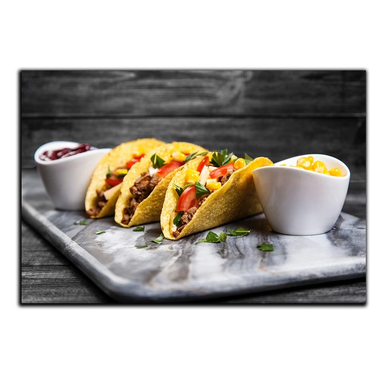 تابلو شاسی بکلیت طرح فست فود تاکو مکزیکی مدل SH-s1042