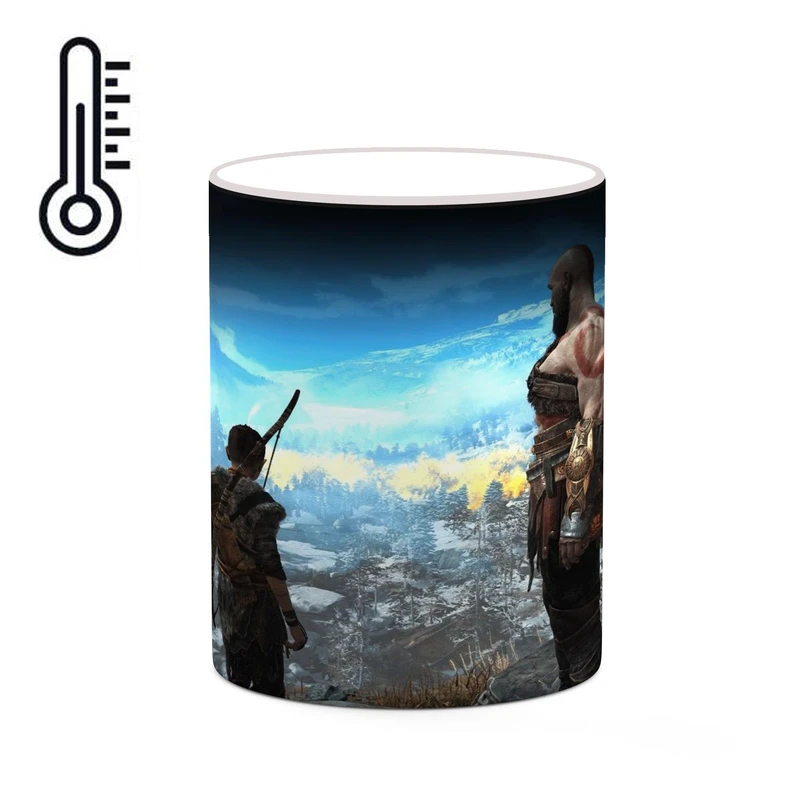 ماگ حرارتی کاکتی طرح گاد آف وار God Of War مدل mgh40955