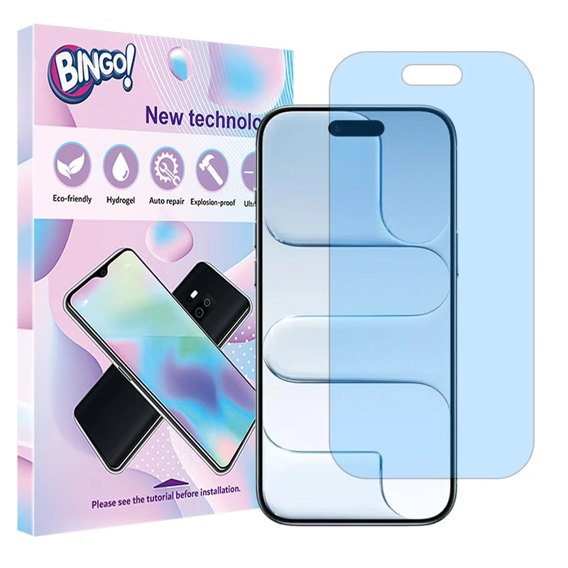 محافظ صفحه نمایش مات آنتی بلو بینگو مدل Tough مناسب برای گوشی موبایل اپل iPhone Air