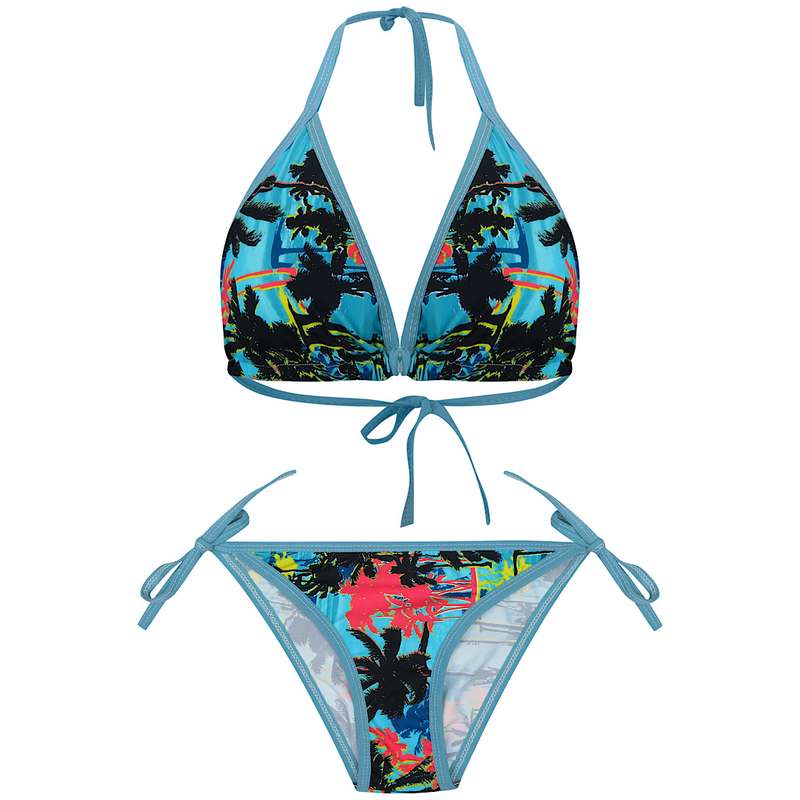 ست شورت و سوتین زنانه مدل هاوایی