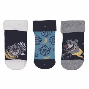 جوراب نوزادی مدل 6k بسته 3 عددی