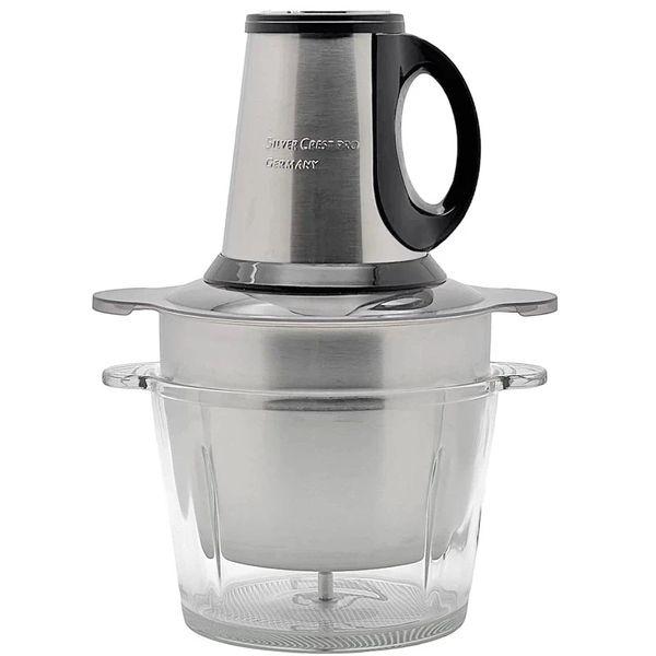 خردکن 3.8 لیتری سیلور کرست مدل دوکاسه کد KR-2025