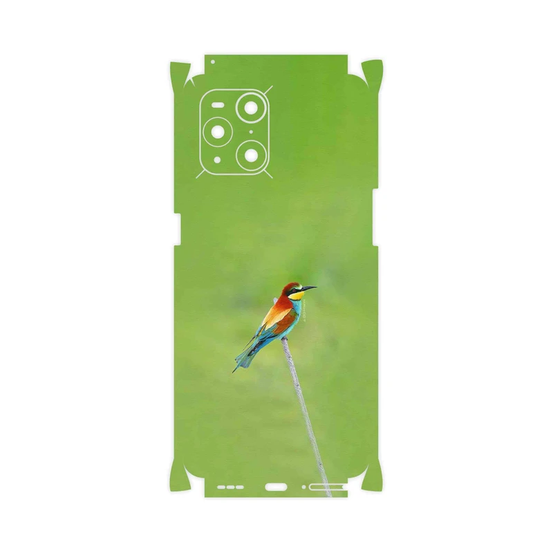 برچسب پوششی ماهوت مدل European bee-eater-FullSkin مناسب برای گوشی موبایل اپو Find X3 Pro