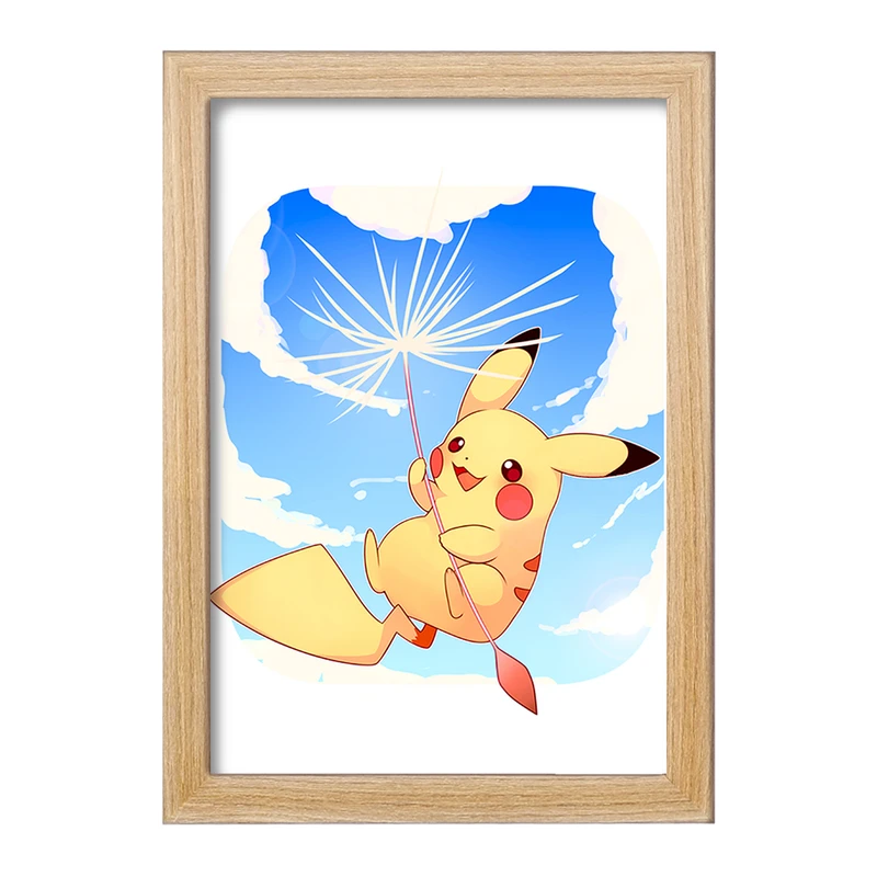 تابلو خندالو مدل پیکاچو انیمه پوکمون  کد 17338