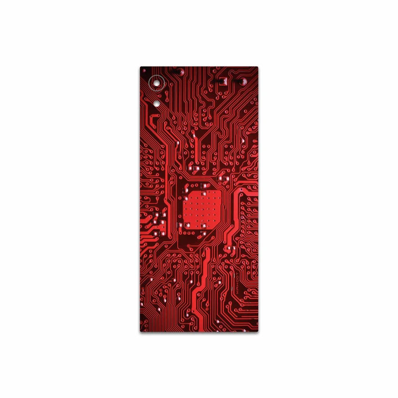برچسب پوششی ماهوت مدل Red Printed Circuit Board مناسب برای گوشی موبایل سونی Xperia XA1