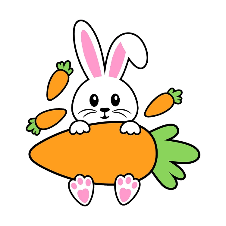 استیکر پارچه و لباس پاد آفرین مدل کارتونی کیوت فانتزی بامزه کد S3380