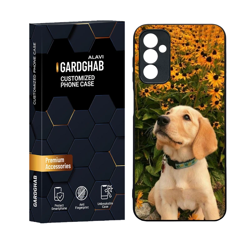 کاور گارد قاب علوی مدل دور ژله ای پشت گلس حیوانات مناسب برای گوشی موبایل سامسونگ Galaxy F13