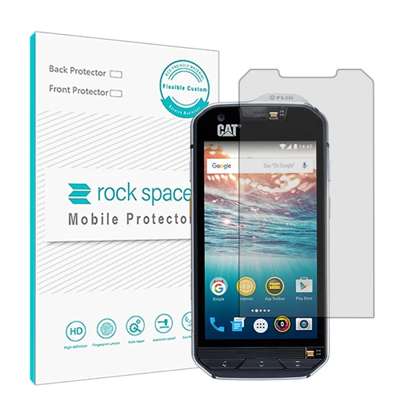محافظ صفحه نمایش شفاف راک اسپیس مدل Hygel مناسب برای گوشی موبایل کاترپیلار S60