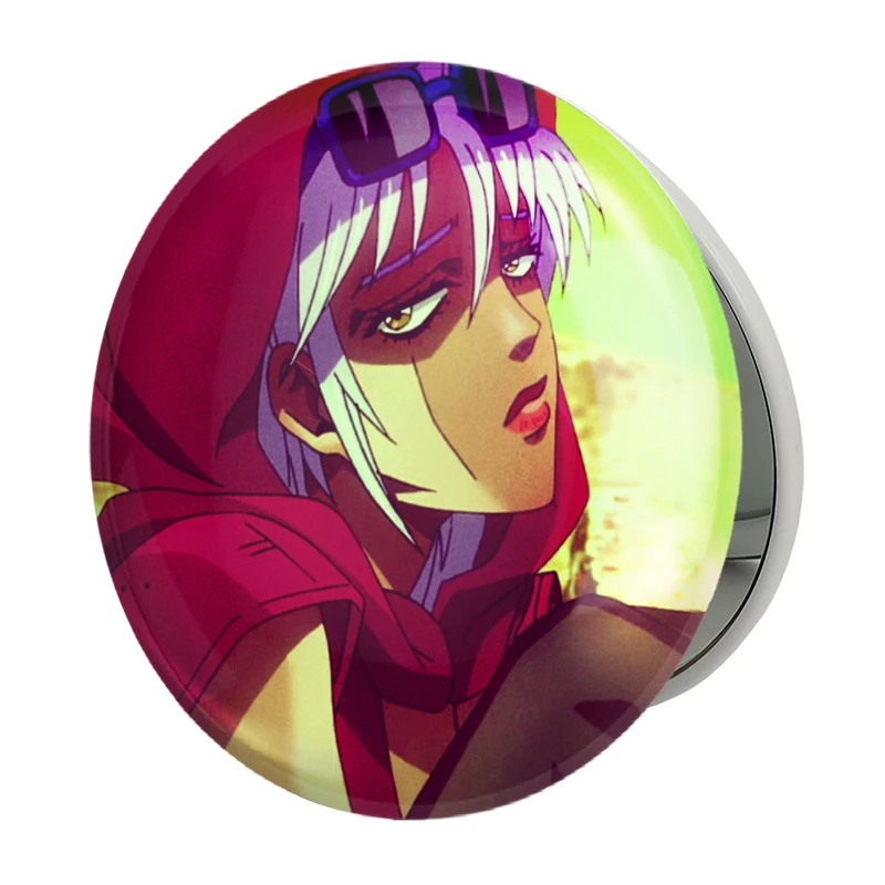 آینه جیبی خندالو طرح ماریا انیمه جوجو Jojo مدل تاشو کد 11508 