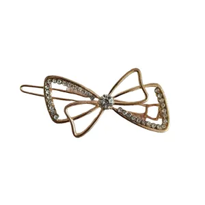 گیره مو زنانه مدل پاپیون نگینی