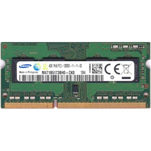 رم لپ تاپ DDR3 تک کاناله 1600 مگاهرتز سامسونگ مدل M471B5173BH0-CK0 ظرفیت 4 گیگابایت
