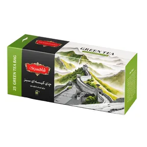 چای سبز کیسه ای شاهسوند بسته 25 عددی