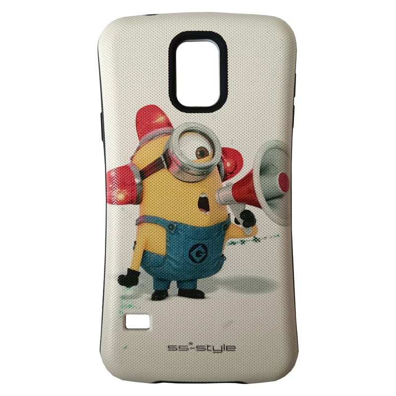 کاور مدل 360 درجه ضد ضربه کد 10-0 طرح مینیون ها مناسب برای گوشی موبایل سامسونگ Galaxy S5