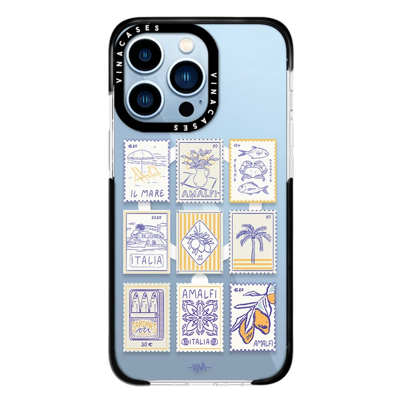 کاور ویناکیسز مدل  Italy stamps MagSafe مناسب برای گوشی موبایل اپل iphone 13 pro max 