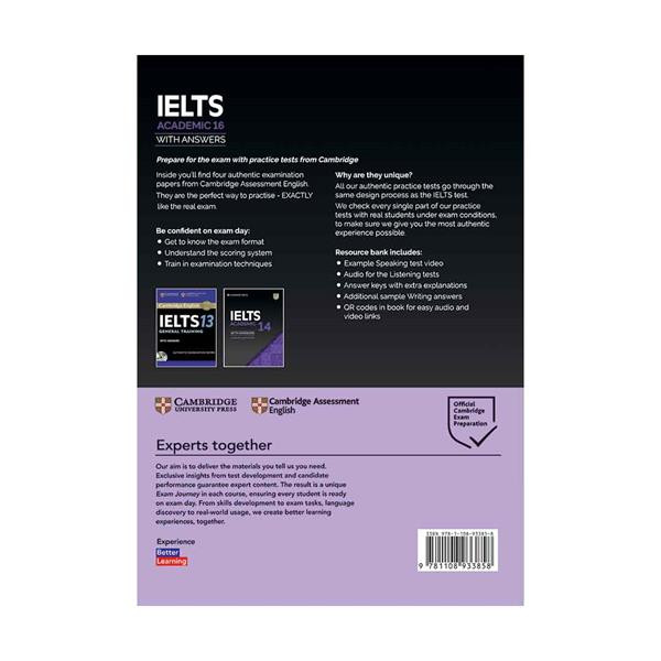 کتاب IELTS Cambridge 16 Academic اثر جمعی از نویسندگان انتشارات Cambridge کتاب IELTS Cambridge 16 Academic اثر جمعی از نویسندگان انتشارات Cambridge