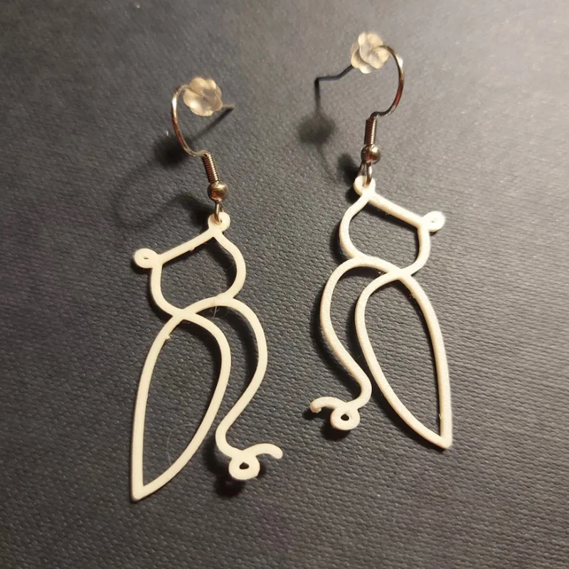 عکس شماره 3 : گوشواره دخترانه مدل جغد کد 006