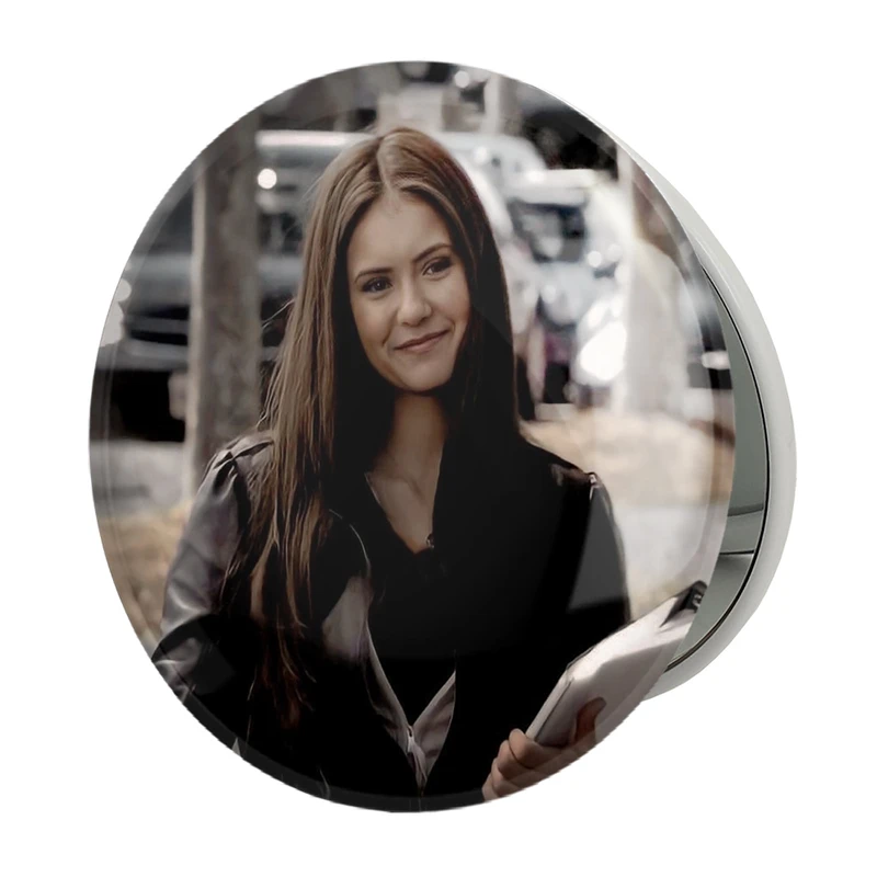 آینه جیبی خندالو طرح الینا گیلبرت خاطرات یک خون آشام The Vampire Diaries مدل تاشو کد 20254 