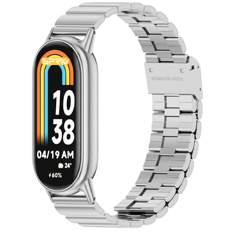 بند اسپریگ مدل Link MI SGK مناسب برای ساعت هوشمند شیائومی Mi band 8 / 9 (12mm)
